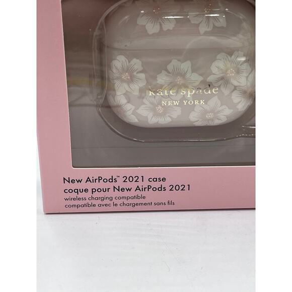 kate spade new york - Protective AirPods 2021 Case Keychain Ring- Hollyhock new - Picture 4 of 10
